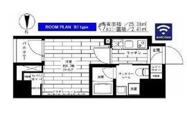 グランドコンシェルジュ蔵前 602 間取り図