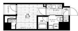 グランドコンシェルジュ蔵前 1002 間取り図