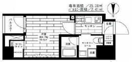 グランドコンシェルジュ蔵前 1302 間取り図