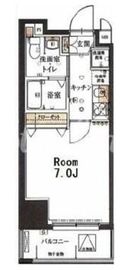 リヴシティ神田 802 間取り図