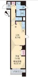 松浦日本橋ビル 701 間取り図