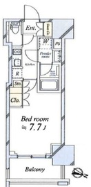 シティハウス東麻布 15階 間取り図