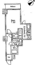 TKフラッツ渋谷 411 間取り図