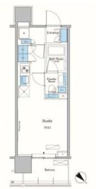 ルフォンプログレ滝野川 802 間取り図