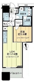 富久クロスコンフォートタワー(Tomihisa Cross)  2階 間取り図