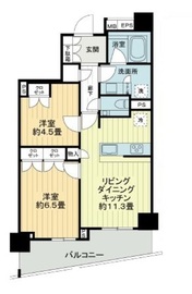 ブランズ東中野プレミアム 1階 間取り図