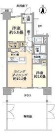 グローリオ東京住吉 1階 間取り図
