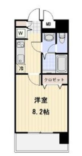 メゾン・ド・ヴィレ中目黒 302 間取り図