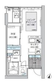 ガーデニエール砧ウエスト 533 間取り図