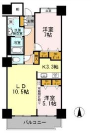 品川シーサイドビュータワー1 2012 間取り図