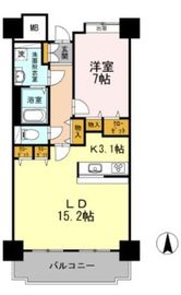 品川シーサイドビュータワー1 1811 間取り図