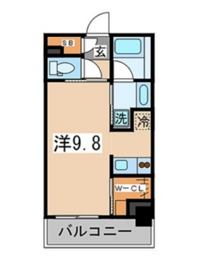 コンフォリア東池袋イースト 805 間取り図