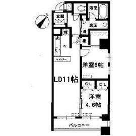 HF銀座レジデンスイースト 1101 間取り図