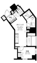 プラウド市谷柳町 4階 間取り図