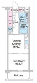 コンフォリア大森鹿島 205 間取り図