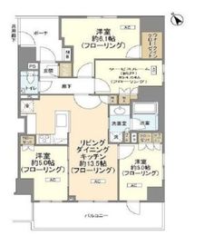 プレシス文京小石川　静穏の杜 1階 間取り図