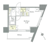プライムメゾン板橋 1601 間取り図