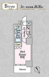 プライムメゾン板橋 302 間取り図