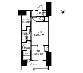 パークキューブ東品川 1010 間取り図