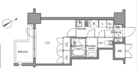 麻布台レジデンス 203 間取り図