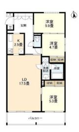 ウェルスクエア碑文谷 616 間取り図