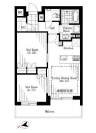 アトラス四谷本塩町 2階 間取り図