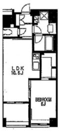 レジディア日本橋浜町 302 間取り図