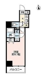 プレール・ドゥーク浅草3 2階 間取り図