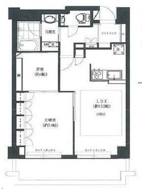 ピアースコード代々木参宮橋 3階 間取り図