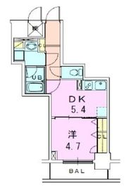 銀座レジデンス伍番館 802 間取り図