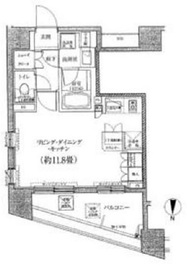 プライア渋谷 12階 間取り図