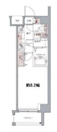 ラグディア麻布十番 5F1 間取り図