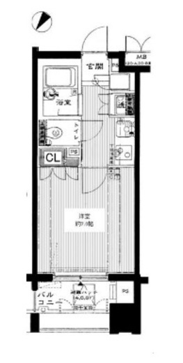 ファミール日本橋グランスイートプラザ 5階 間取り図