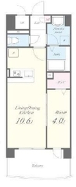 プリマベーラ大崎 902 間取り図