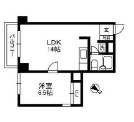 パシフィックパレス赤坂 2階 間取り図