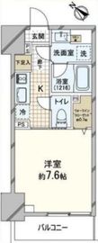 ピアース赤坂 7階 間取り図