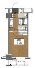 清澄白河レジデンス弐番館 214 間取り図