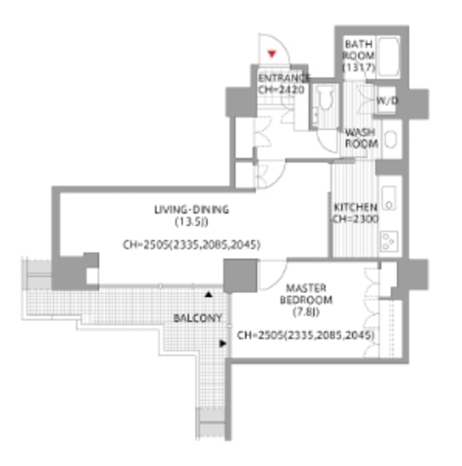 六本木ファーストプラザ 9階 間取り図