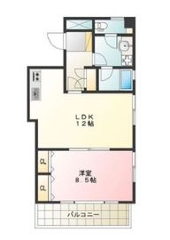 藤和シティスクエア渋谷 6階 間取り図