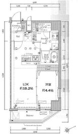 プレール・ドゥーク浅草4 201 間取り図