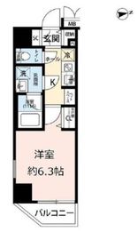 プレール・ドゥーク浅草4 6階 間取り図