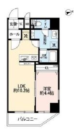 プレール・ドゥーク浅草4 401 間取り図