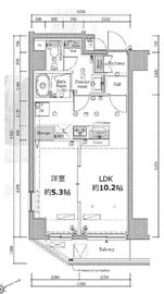 プレール・ドゥーク浅草4 205 間取り図