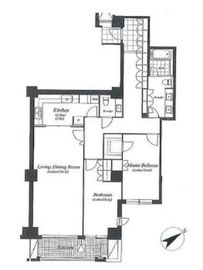 麻布第一マンションズ 412 間取り図