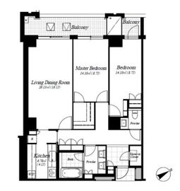 麻布第一マンションズ 317 間取り図