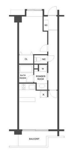 ガーデン目黒平町 312 間取り図