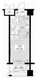 メインステージ麻布十番2 11階 間取り図