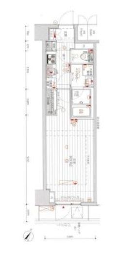 メインステージ千代田岩本町コモデ 6階 間取り図