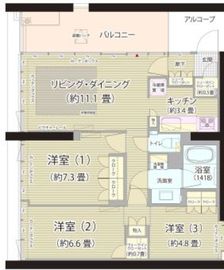 ガーデニエール砧ウエスト 925 間取り図