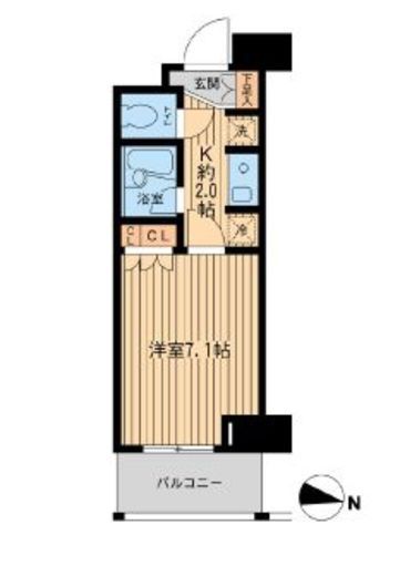 エコロジー潮見レジデンス 811 間取り図